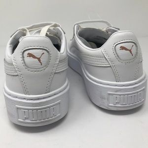 puma basket heart rose gold